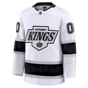 Män Ishockey Los Angeles Kings tröja med eget tryck Fanatics Premium 2024-25 Vit Borta